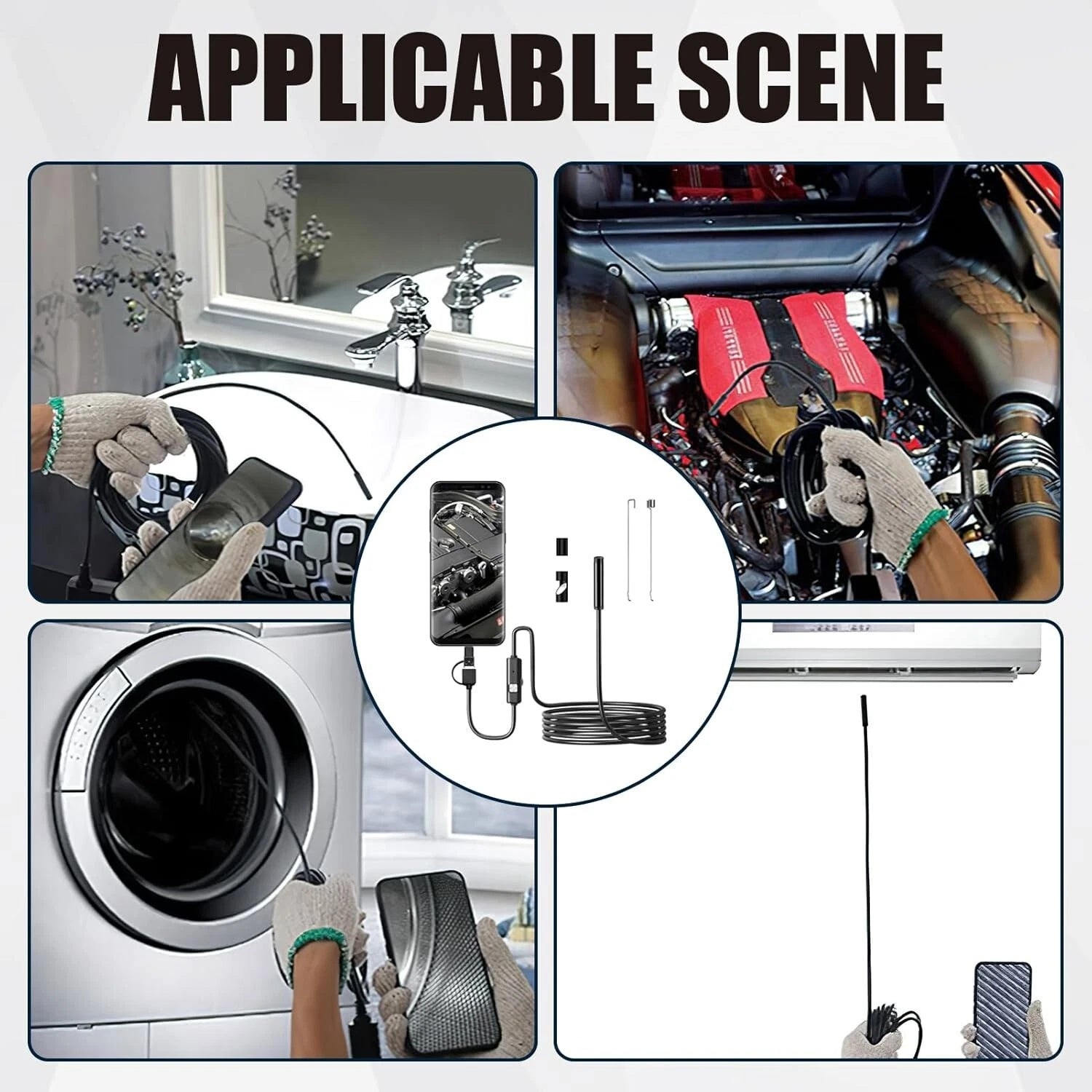 كاميرا إندوسكوب 5 متر  (camera endoscope 5m)