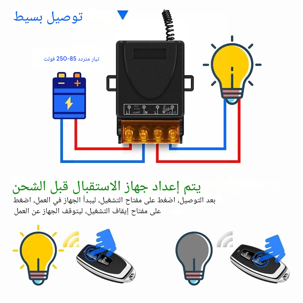 جهاز التحكم في الأجهزة الكهربائية عن بعد